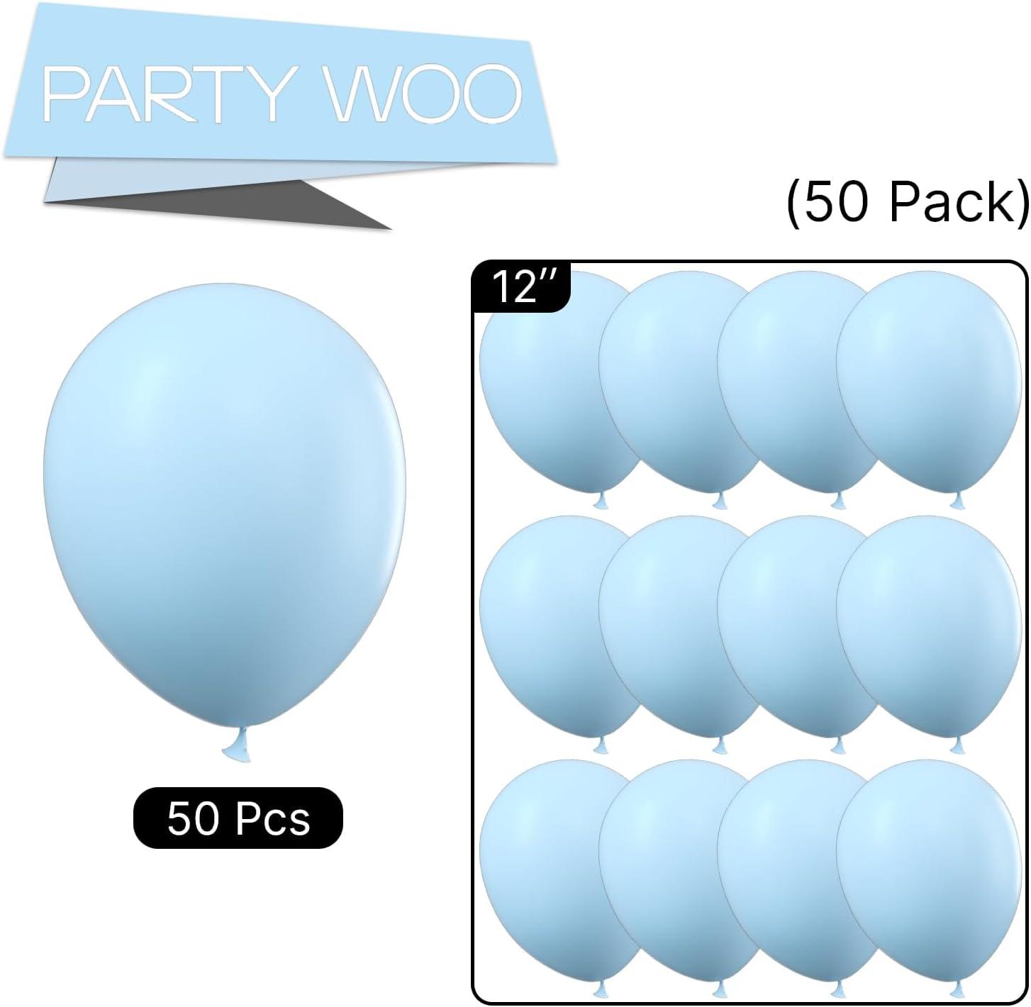 imagePartyWoo Red Balloons 50pcs 12 Inch Red Helium Balloons for Birthday Graduation Bachelorette Citizenship Firefighter Strawberry Anniversary Cherry Casino Movie Theme Party Decorations RedY57Blueq13