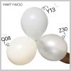 PartyWoo Metallic Gold Balloons, 85 pcs Gold Metallic Balloons Different Sizes Pack of 18 Inch 12 Inch 10 Inch 5 Inch Gold Balloons for Balloon Garland or Balloon Arch as Party Decorations, Gold-G101(Pearl White-z30)