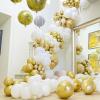 PartyWoo Metallic Gold Balloons, 85 pcs Gold Metallic Balloons Different Sizes Pack of 18 Inch 12 Inch 10 Inch 5 Inch Gold Balloons for Balloon Garland or Balloon Arch as Party Decorations, Gold-G101(Gold-g101)