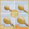 PartyWoo Metallic Gold Balloons, 85 pcs Gold Metallic Balloons Different Sizes Pack of 18 Inch 12 Inch 10 Inch 5 Inch Gold Balloons for Balloon Garland or Balloon Arch as Party Decorations, Gold-G101(Tan-f19)