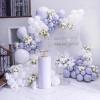 PartyWoo Metallic Gold Balloons, 85 pcs Gold Metallic Balloons Different Sizes Pack of 18 Inch 12 Inch 10 Inch 5 Inch Gold Balloons for Balloon Garland or Balloon Arch as Party Decorations, Gold-G101(Blue-f16)