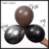 PartyWoo Metallic Gold Balloons, 85 pcs Gold Metallic Balloons Different Sizes Pack of 18 Inch 12 Inch 10 Inch 5 Inch Gold Balloons for Balloon Garland or Balloon Arch as Party Decorations, Gold-G101(Black-y18)