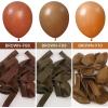 PartyWoo Metallic Gold Balloons, 85 pcs Gold Metallic Balloons Different Sizes Pack of 18 Inch 12 Inch 10 Inch 5 Inch Gold Balloons for Balloon Garland or Balloon Arch as Party Decorations, Gold-G101(Brown-f09)