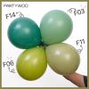 PartyWoo Metallic Gold Balloons, 85 pcs Gold Metallic Balloons Different Sizes Pack of 18 Inch 12 Inch 10 Inch 5 Inch Gold Balloons for Balloon Garland or Balloon Arch as Party Decorations, Gold-G101(Green-f11)