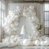 PartyWoo Metallic Gold Balloons, 85 pcs Gold Metallic Balloons Different Sizes Pack of 18 Inch 12 Inch 10 Inch 5 Inch Gold Balloons for Balloon Garland or Balloon Arch as Party Decorations, Gold-G101(Pearl White-z30)