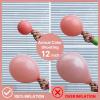 PartyWoo Metallic Gold Balloons, 85 pcs Gold Metallic Balloons Different Sizes Pack of 18 Inch 12 Inch 10 Inch 5 Inch Gold Balloons for Balloon Garland or Balloon Arch as Party Decorations, Gold-G101(Pink-f01)