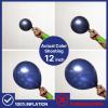 PartyWoo Metallic Gold Balloons, 85 pcs Gold Metallic Balloons Different Sizes Pack of 18 Inch 12 Inch 10 Inch 5 Inch Gold Balloons for Balloon Garland or Balloon Arch as Party Decorations, Gold-G101(Blue-z90)