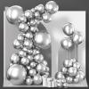 PartyWoo Metallic Gold Balloons, 85 pcs Gold Metallic Balloons Different Sizes Pack of 18 Inch 12 Inch 10 Inch 5 Inch Gold Balloons for Balloon Garland or Balloon Arch as Party Decorations, Gold-G101(Silver-g102)