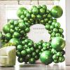 PartyWoo Metallic Gold Balloons, 85 pcs Gold Metallic Balloons Different Sizes Pack of 18 Inch 12 Inch 10 Inch 5 Inch Gold Balloons for Balloon Garland or Balloon Arch as Party Decorations, Gold-G101(Green-g121)