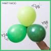 PartyWoo Metallic Gold Balloons, 85 pcs Gold Metallic Balloons Different Sizes Pack of 18 Inch 12 Inch 10 Inch 5 Inch Gold Balloons for Balloon Garland or Balloon Arch as Party Decorations, Gold-G101(Green-y24)