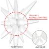 PartyWoo Metallic Gold Star Balloons 110pcs Different Sizes 18 12 10 5 Inch Pack 22 Inch Gold Spike Star Explosion Foil Mylar Balloon Arch Kit for Birthday Engagement Party Decorations Gold-G101(White)