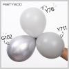 PartyWoo Metallic Gold Star Balloons 110pcs Different Sizes 18 12 10 5 Inch Pack 22 Inch Gold Spike Star Explosion Foil Mylar Balloon Arch Kit for Birthday Engagement Party Decorations Gold-G101(Silver)