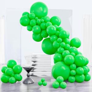 PartyWoo Metallic Gold Balloons, 85 pcs Gold Metallic Balloons Different Sizes Pack of 18 Inch 12 Inch 10 Inch 5 Inch Gold Balloons for Balloon Garland or Balloon Arch as Party Decorations, Gold-G101(Green-y24)