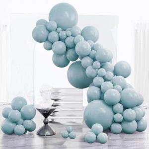PartyWoo Metallic Gold Balloons, 85 pcs Gold Metallic Balloons Different Sizes Pack of 18 Inch 12 Inch 10 Inch 5 Inch Gold Balloons for Balloon Garland or Balloon Arch as Party Decorations, Gold-G101(Blue-f28)