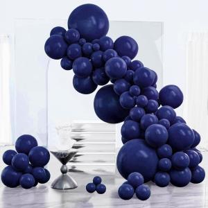 PartyWoo Metallic Gold Balloons, 85 pcs Gold Metallic Balloons Different Sizes Pack of 18 Inch 12 Inch 10 Inch 5 Inch Gold Balloons for Balloon Garland or Balloon Arch as Party Decorations, Gold-G101(Blue-z90)