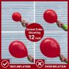 PartyWoo Burgundy Balloons 100pcs 5 Inch Dark Red Maroon Ruby Red Latex Helium Balloons for Graduation Valentine’s Day Wedding Anniversary Casino Citizenship Christmas Party Decorations Red-Y75