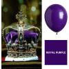 PartyWoo Dark Purple Balloons 52 pcs 12 Inch Royal Purple Balloons for Graduation Halloween Mardi Gras Ramadan Eid Wedding Baby Shower Anniversary Birthday Party Decorations Purple-Y16