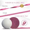 PartyWoo Dusty Pink Crepe Paper Streamers 6 Rolls 492 ft Pack of Metallic Rose Gold Burgundy Hot and Light Pink Crepe Paper for Bachelorette Birthday Party Decorations (1.8 Inch x 82 Ft/Roll)