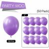 PartyWoo Lavender Balloons 50 pcs 5 Inch Small Mini Light Purple Pastel Purple Lilac Latex Helium Balloons for Graduation Baby Shower Wedding Butterfly Birthday Party Decorations Purple-Y15