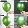 PartyWoo Metallic Apple Green Balloons, 51 pcs 12 Inch Green Metallic Balloons, Metallic Green Balloons for Balloon Garland or Balloon Arch as Birthday Decorations, Party Decorations, Green-G121