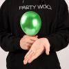 PartyWoo Metallic Green Balloons 50 pcs 5 Inch Small Mini Metallic Apple Green Latex Balloons for Graduation Halloween Safari Dinosaur Weddings Baby Showers Birthday Party Decorations Green-G121