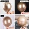 PartyWoo Metallic Rose Gold Balloons, 52 pcs 12 Inch Champagne Gold Balloons, Latex Balloons for Balloon Garland or Balloon Arch as Birthday Decorations, Wedding Decorations, Champagne Gold-G112