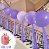 PartyWoo Purple Balloons 4pcs 36 Inch Purple Latex Balloons for Birthday Baby Shower Anniversary Engagement Wedding Princess Bachelorette Bridal Shower Butterfly Party Decorations Purple-Y15