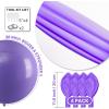 PartyWoo Purple Balloons 4pcs 36 Inch Purple Latex Balloons for Birthday Baby Shower Anniversary Engagement Wedding Princess Bachelorette Bridal Shower Butterfly Party Decorations Purple-Y15