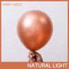PartyWoo Rose Gold Balloons 51pcs 12 Inch Metallic Chrome Rose Gold Balloons for Wedding Sweet 16 Baby Shower Bridal Shower Bridgerton Floral Girl Birthday Party Decorations Rose Gold-G107