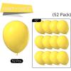 PartyWoo Yellow Balloons, 52 pcs 12 Inch Yellow Balloons, Latex Balloons for Balloon Garland or Balloon Arch as Birthday Party Decorations, Wedding Decorations, Baby Shower Decorations, Yellow-Y55
