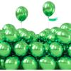 PartyWoo Metallic Green Balloons 50 pcs 5 Inch Small Mini Metallic Apple Green Latex Balloons for Graduation Halloween Safari Dinosaur Weddings Baby Showers Birthday Party Decorations Green-G121