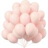 PartyWoo Pale Pink Balloons, 52 pcs 12 Inch Pink Balloons, Latex Balloons for Balloon Garland or Balloon Arch as Birthday Party Decorations, Wedding Decorations, Baby Shower Decorations, Pink-Q01