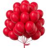 PartyWoo Red Balloons, 52 pcs 12 Inch Red Balloons, Latex Balloons for Balloon Garland or Balloon Arch as Birthday Decorations, Party Decorations, Wedding Decorations, Baby Shower Decorations, Red-Y57