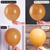 PartyWoo Boho Caramel Balloons, 52 pcs 12 Inch Caramel Brown Balloons, Latex Balloons for Balloon Garland Balloon Arch as Birthday Decorations, Wedding Decorations, Baby Shower Decorations, Brown-F10