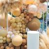 PartyWoo Boho Tan Balloons, 52 pcs 12 Inch Light Brown Balloons, Latex Balloons for Balloon Garland or Balloon Arch as Birthday Decorations, Wedding Decorations, Baby Shower Decorations, Tan-F19