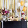 PartyWoo Crepe Paper Streamers 8 Rolls 656ft, Pack of Metallic Gold, Silver, Rose Gold Party Streamers for Party Decorations, Birthday Decorations, Wedding Decorations (1.8 Inch x 82 Ft/Roll)