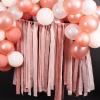 PartyWoo Crepe Paper Streamers 8 Rolls 656ft, Pack of Rose Gold, Pink, Dusty Pink and Brown Party Streamers for Birthday Decorations, Party Decorations, Wedding Decorations (1.8 Inch x 82 Ft/Roll)