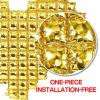 PartyWoo Gold Heart Balloons, 2 Pack 55 Inch Giant Foil Heart Balloons, Ideal for Birthday, Bridal Shower, Baby Showers & Valentine’s Day Decorations