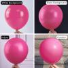 PartyWoo Hot Pink Balloons 51 pcs 12 Inch Dark Pink Magenta Fuchsia Latex Helium Balloons for Wedding Baby Shower Gender Reveal Valentine’s Day Bachelorette Birthday Party Decorations Pink-Y12