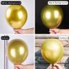 PartyWoo Metallic Gold Balloons 52 pcs 12 Inch Chrome Gold Latex Helium Balloons for Graduation Baby Shower Gender Reveal Christmas Wedding New Year Anniversaries Birthday Party Decorations Gold-G101