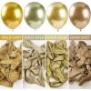 PartyWoo Metallic Gold Balloons 52 pcs 12 Inch Chrome Gold Latex Helium Balloons for Graduation Baby Shower Gender Reveal Christmas Wedding New Year Anniversaries Birthday Party Decorations Gold-G101