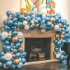 PartyWoo Metallic Light Blue Balloons, 51 pcs 12 Inch Light Blue Metallic Balloons, Metallic Balloons for Balloon Garland Balloon Arch as Birthday Party Decorations, Wedding Decorations, Blue-G119