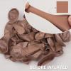 PartyWoo Metallic Rose Gold Balloons 52 pcs 12 Inch Chrome Gold Balloons for Wedding Engagement Baby Shower Bridal Shower Gender Reveal Bachelorette Birthday Party Decorations Rose Gold-G107
