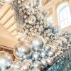 PartyWoo Metallic Silver Balloons 51 pcs 12 Inch Chrome Silver Latex Balloons for Graduation New Year Wedding Baby Shower Gender Reveal Bachelorette Anniversary Birthday Party Decorations Silver-G102