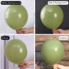 PartyWoo Sage Green Balloons 51 pcs 12 Inch Matte Sage Olive Green Boho Neutral Eucalyptus Balloons for Wedding Baby Shower Gender Reveal Birthday Graduation Jungle Safari Party Decorations Green-F11