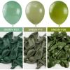 PartyWoo Sage Green Balloons 51 pcs 12 Inch Matte Sage Olive Green Boho Neutral Eucalyptus Balloons for Wedding Baby Shower Gender Reveal Birthday Graduation Jungle Safari Party Decorations Green-F11