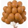 PartyWoo Boho Caramel Balloons, 52 pcs 12 Inch Caramel Brown Balloons, Latex Balloons for Balloon Garland Balloon Arch as Birthday Decorations, Wedding Decorations, Baby Shower Decorations, Brown-F10