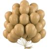 PartyWoo Boho Tan Balloons, 52 pcs 12 Inch Light Brown Balloons, Latex Balloons for Balloon Garland or Balloon Arch as Birthday Decorations, Wedding Decorations, Baby Shower Decorations, Tan-F19