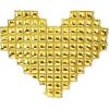 PartyWoo Gold Heart Balloons, 2 Pack 55 Inch Giant Foil Heart Balloons, Ideal for Birthday, Bridal Shower, Baby Showers & Valentine’s Day Decorations