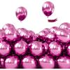 PartyWoo Metallic Hot Pink Balloons 50pcs 5 Inch Chorme Dark Pink Magenta Fuchsia Latex Balloons for Wedding Gender Reveal Birthday Girl Baby Shower Wedding 1950s Party Decorations Pink-G114